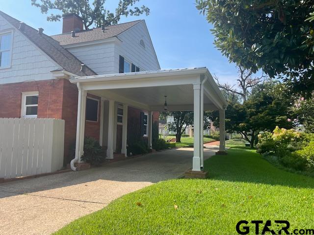 114 East 2nd Street Tyler, TX 75701 - Photo 3 of 48 a view of a house with backyard porch and sitting area