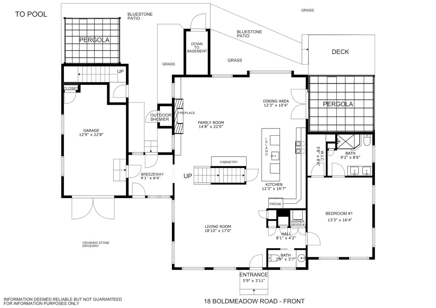 18 Bold Meadow Road Edgartown, MA 02539 - Photo 108 of 109 Ground Floor Plans