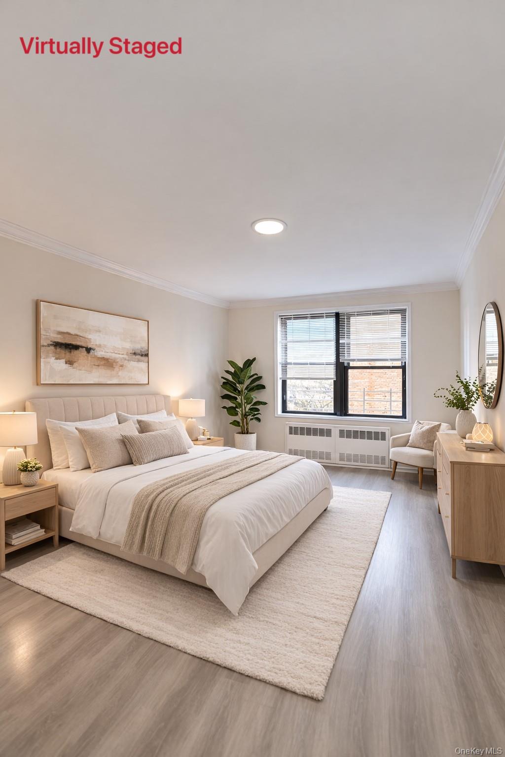 150-11 72nd Road, Unit 4 Queens, NY 11367 - Photo 2 of 12 a spacious bedroom with a large bed and a couch