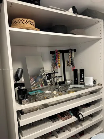 a view of rack and cabinet