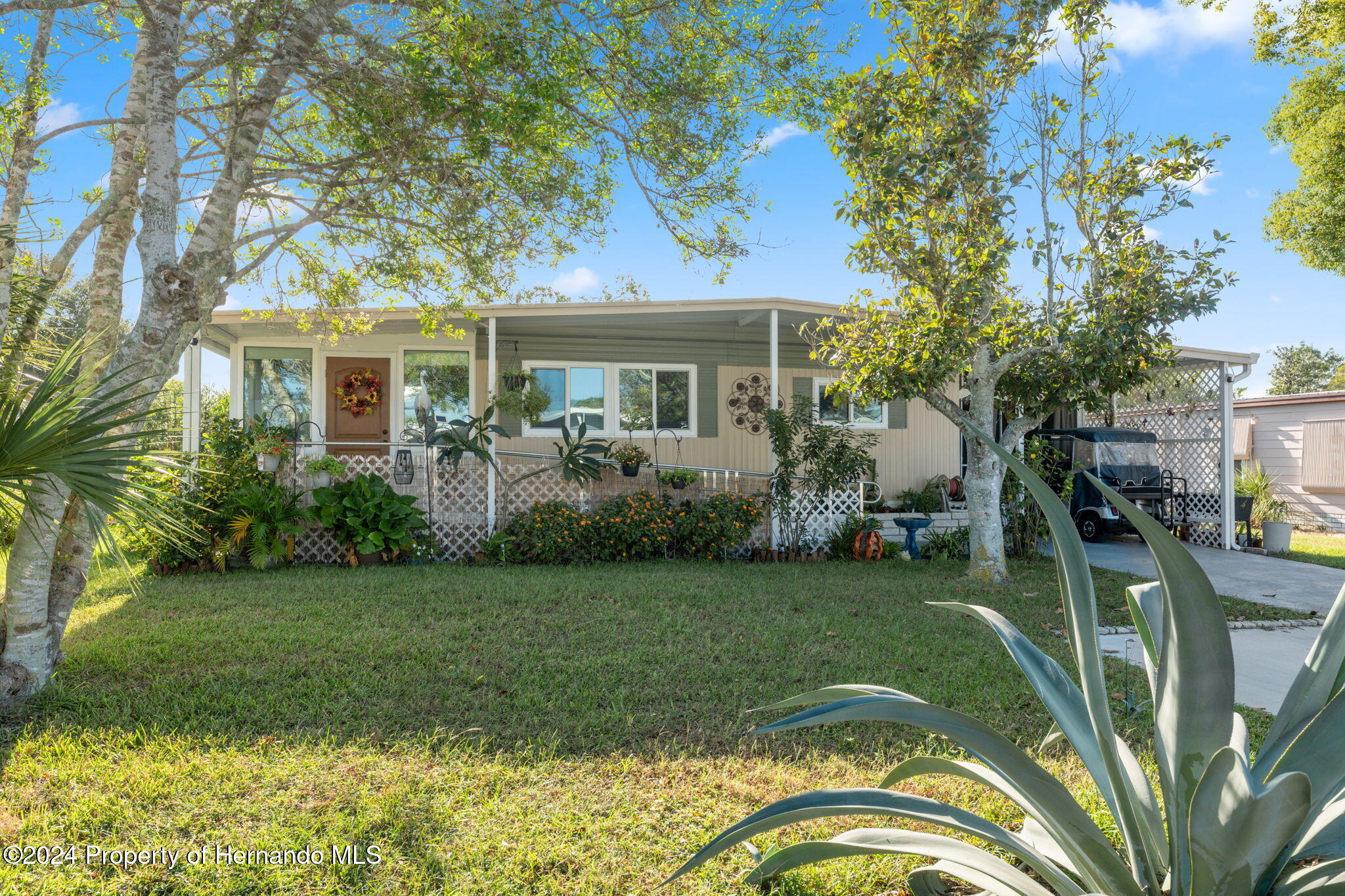 15116 Rialto Avenue Brooksville, FL 34613 - Photo 3 of 36 a view of a house with a backyard