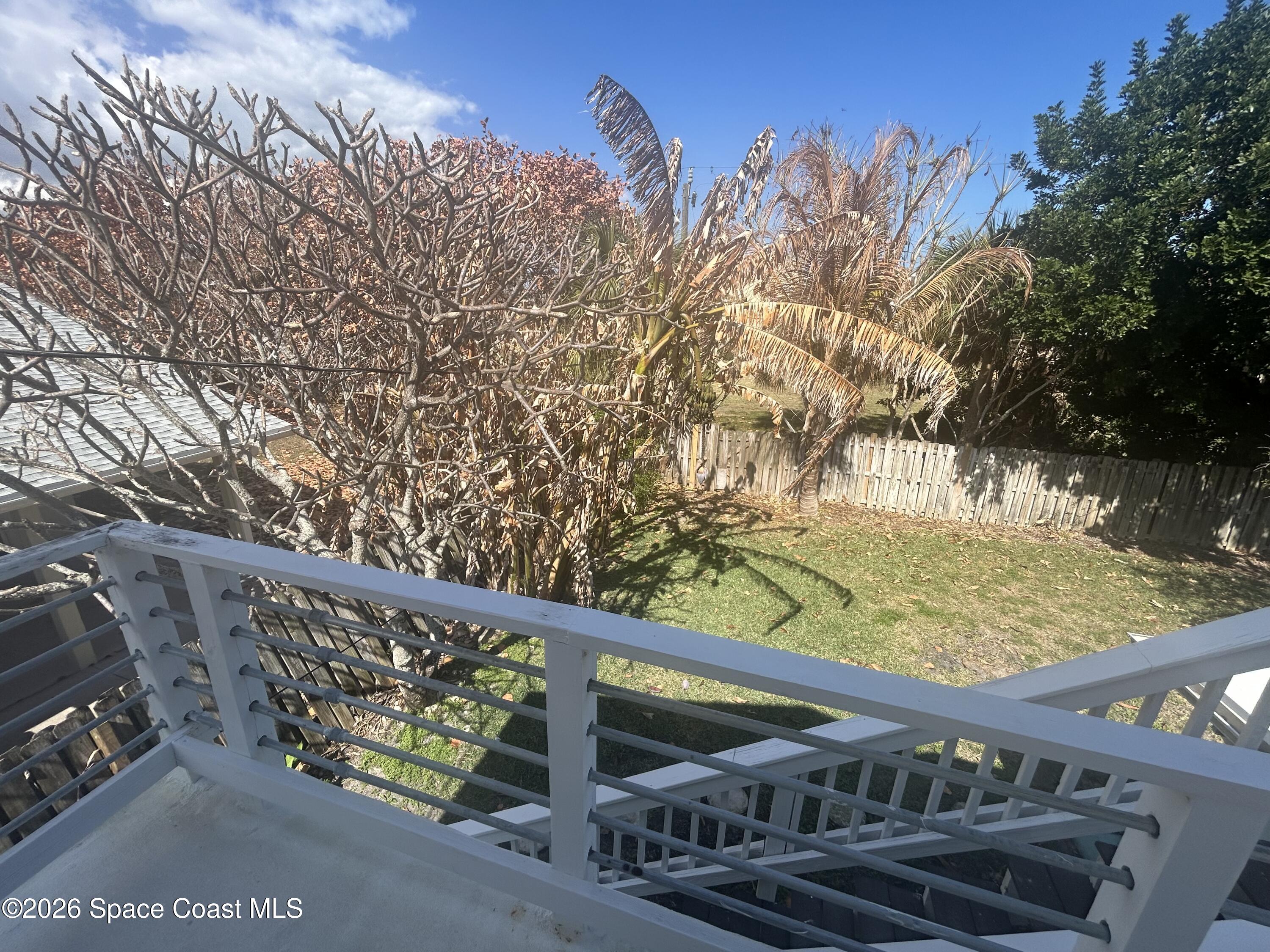 180 Richards Road Melbourne Beach, FL 32951 - Photo 26 of 32 a view of a balcony with mountain view