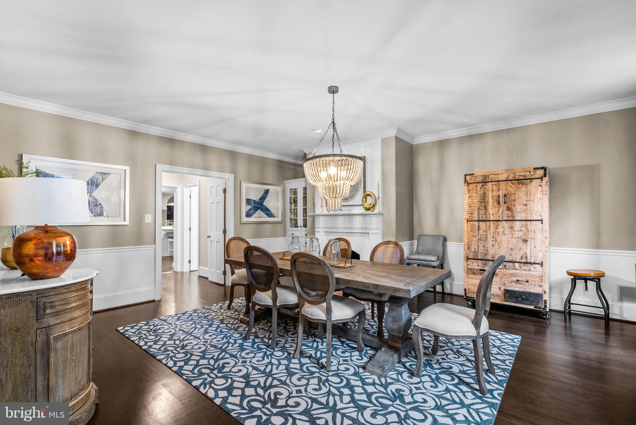 10306 Cutters Lane Potomac, MD 20854 - Photo 12 of 76 a view of a dining room with furniture and wooden floor