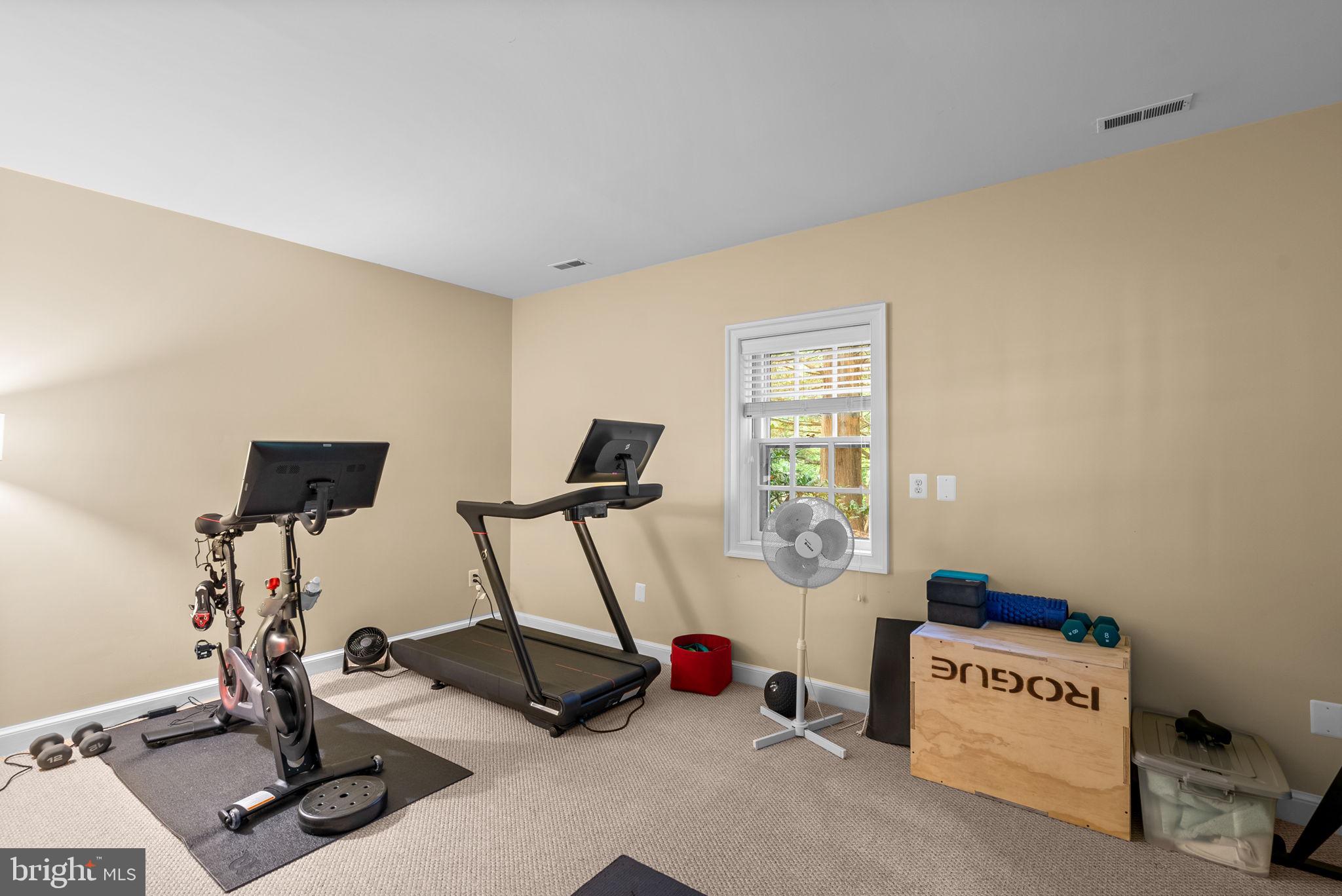 10306 Cutters Lane Potomac, MD 20854 - Photo 56 of 76 a room with gym equipment and windows