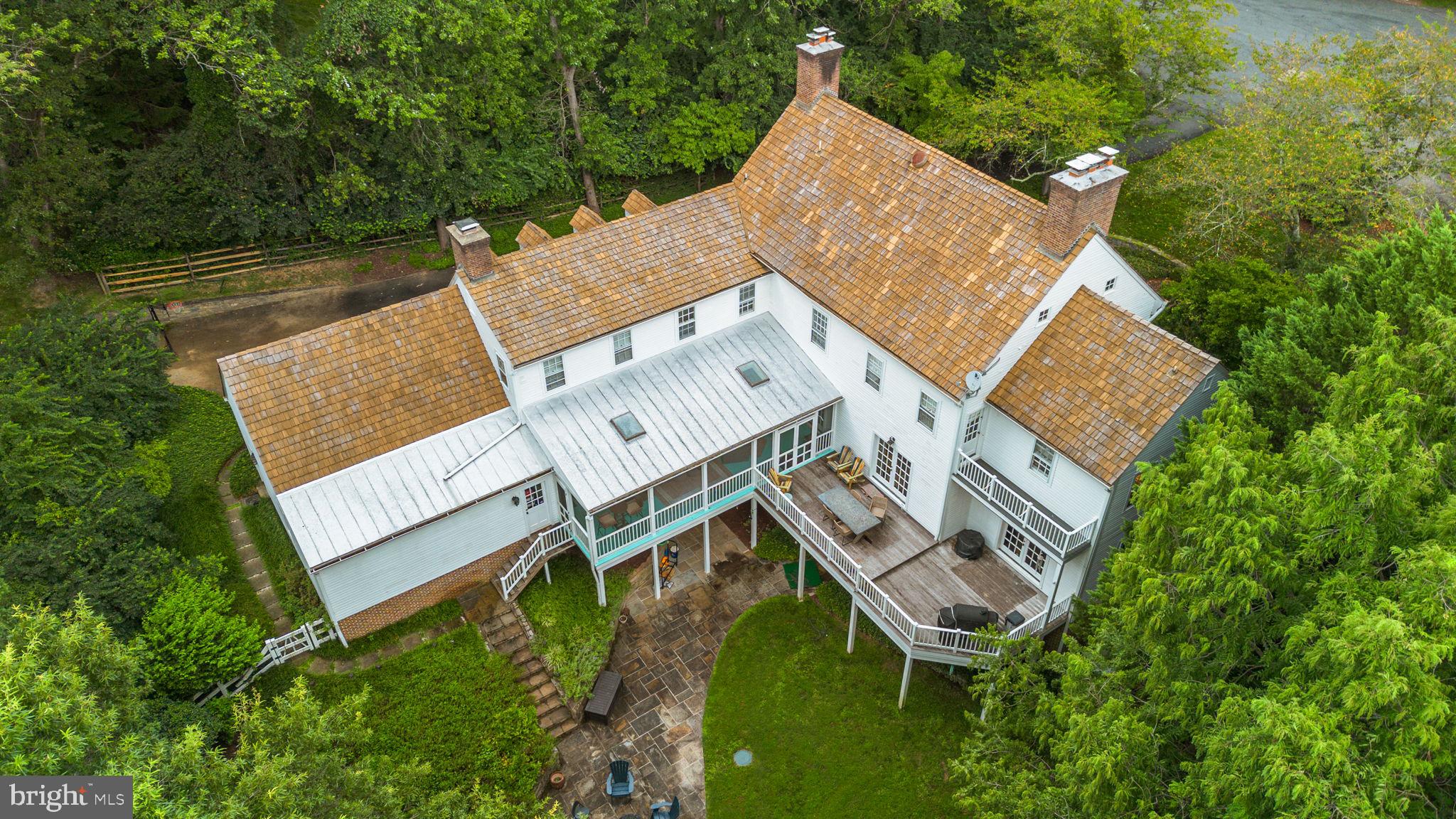 10306 Cutters Lane Potomac, MD 20854 - Photo 72 of 76 an aerial view of a house with a yard