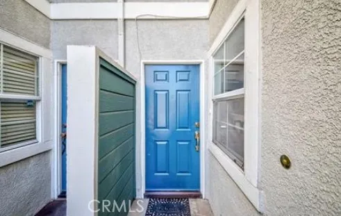 a view of front door