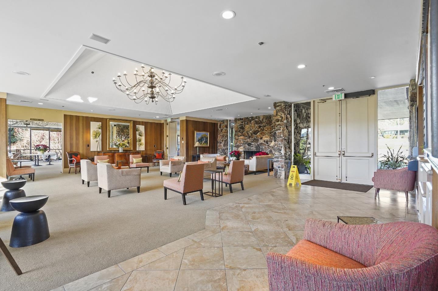 124 Del Mesa Carmel Carmel, CA 93923 - Photo 26 of 28 a living room with furniture and a large window