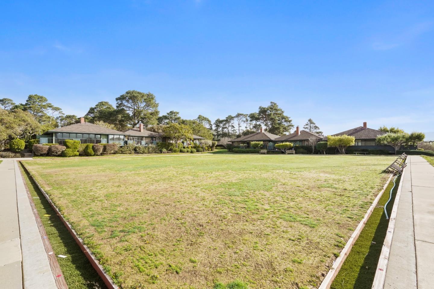 124 Del Mesa Carmel Carmel, CA 93923 - Photo 27 of 28 a view of swimming pool with outdoor seating and yard in the back