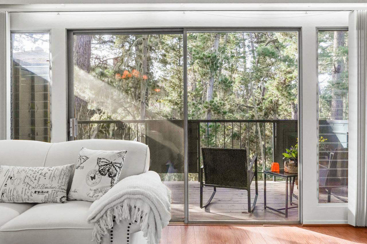 124 Del Mesa Carmel Carmel, CA 93923 - Photo 6 of 28 a living room with furniture and a window