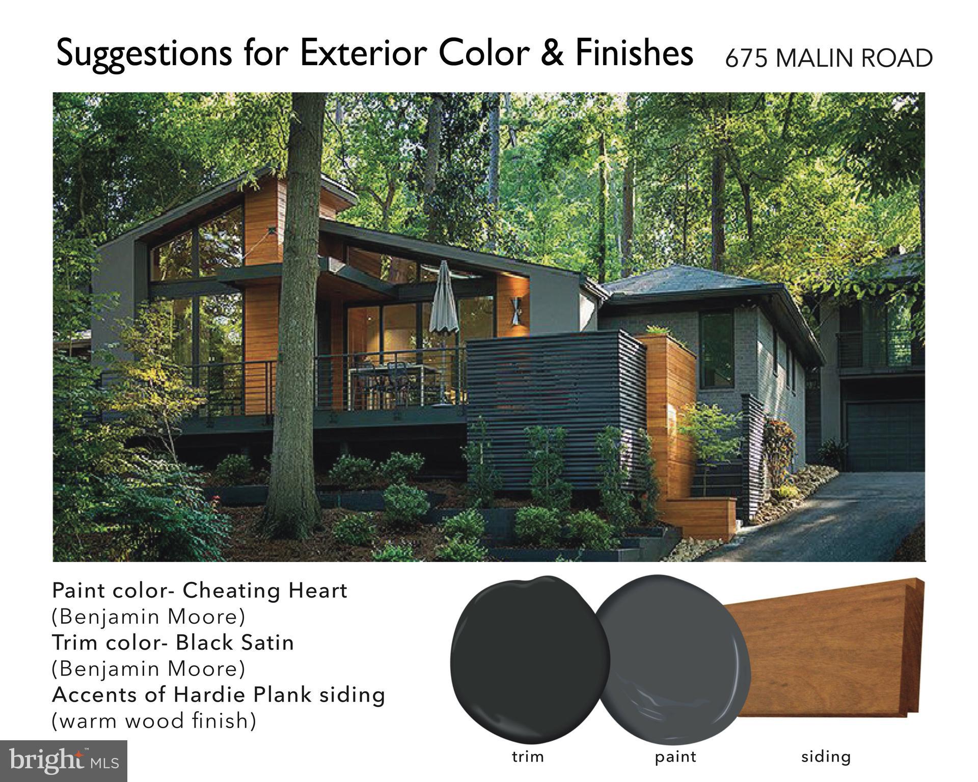 675 Malin Road Newtown Square, PA 19073 - Photo 2 of 44 Suggested exterior paint colors