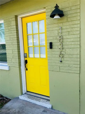 a view of door