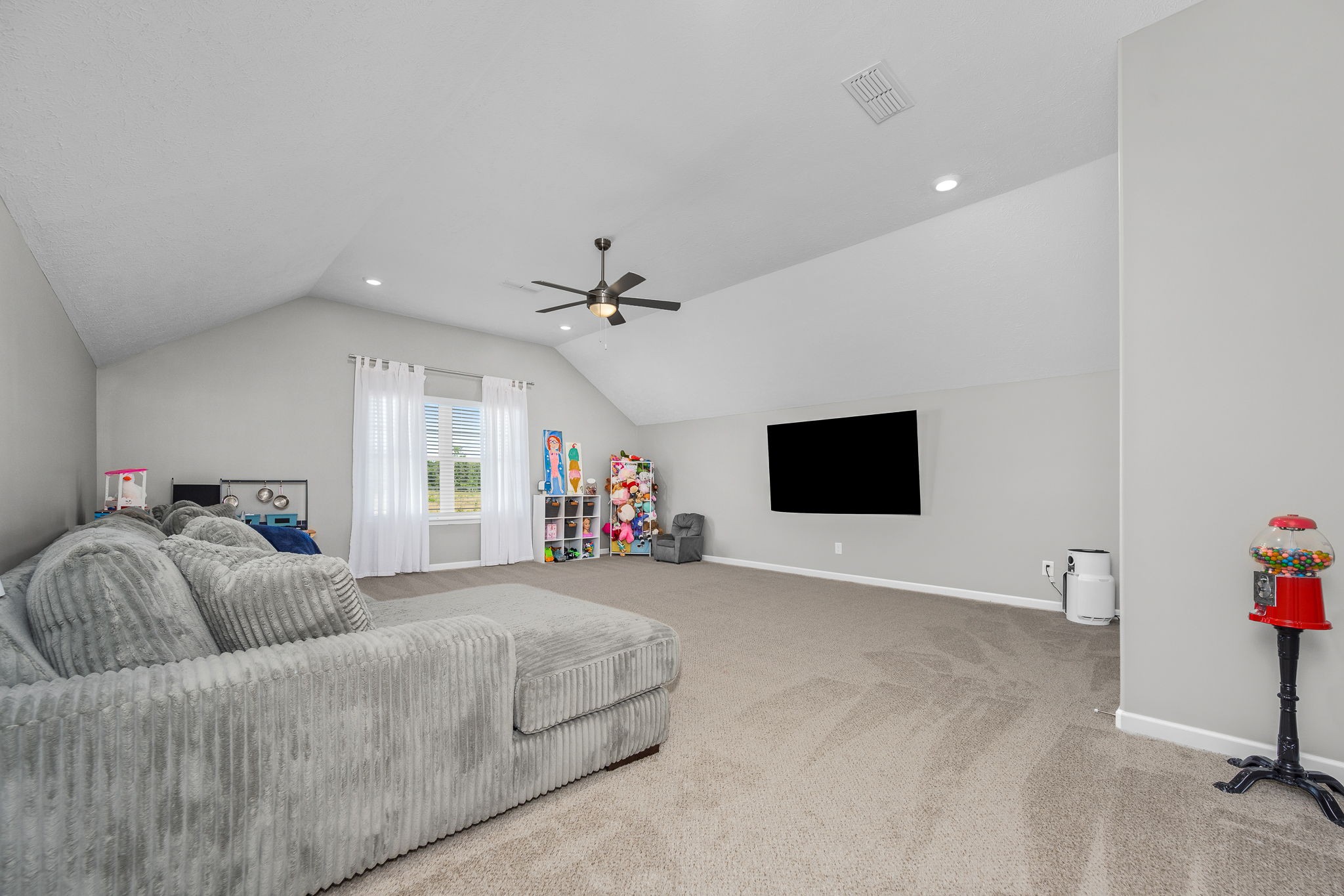 64 North Fork Branch Road Tullahoma, TN 37388 - Photo 36 of 49 a living room with furniture and a flat screen tv