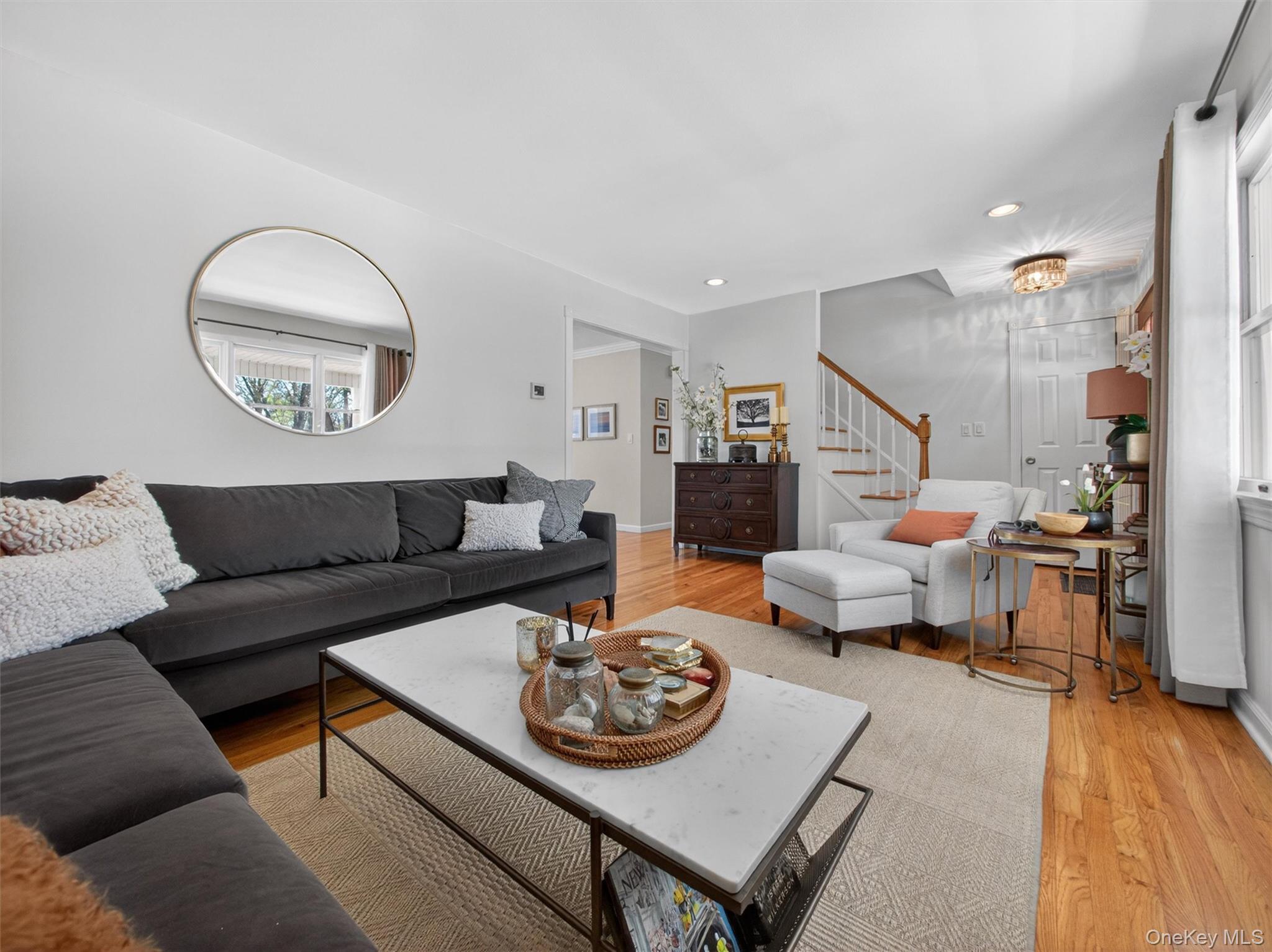 20 Tygert Road Blauvelt, NY 10913 - Photo 8 of 40 Living area featuring light wood-style floors and recessed lighting