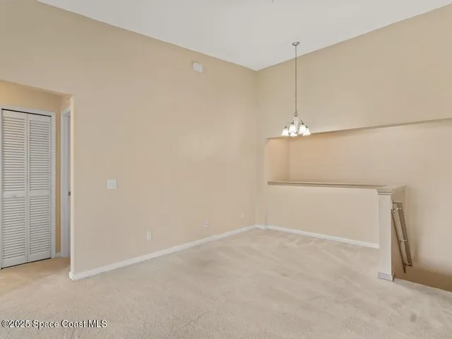 an empty room with a empty space