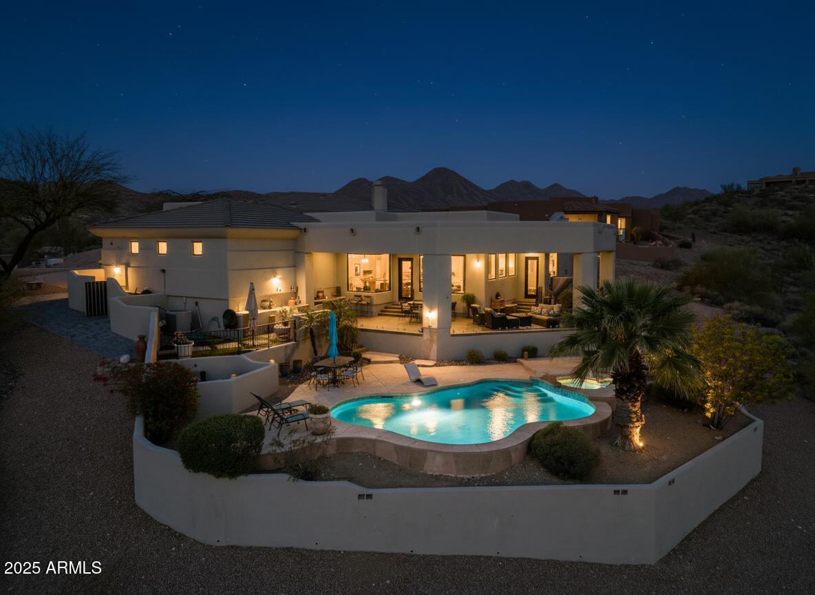 15730 East Eagle Crest Road Fountain Hills, AZ 85268 - Photo 74 of 77 a view of a house with swimming pool and furniture