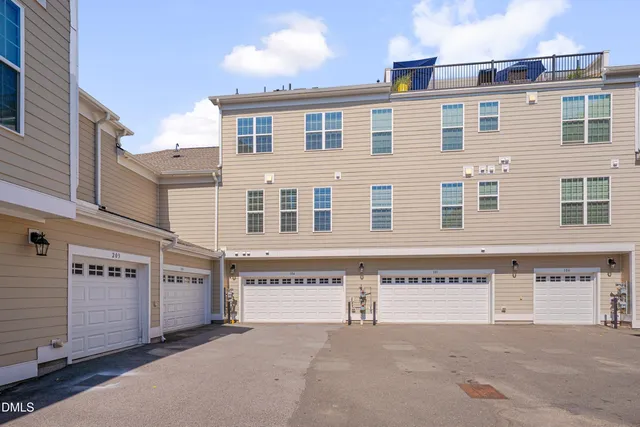 a front view of a building