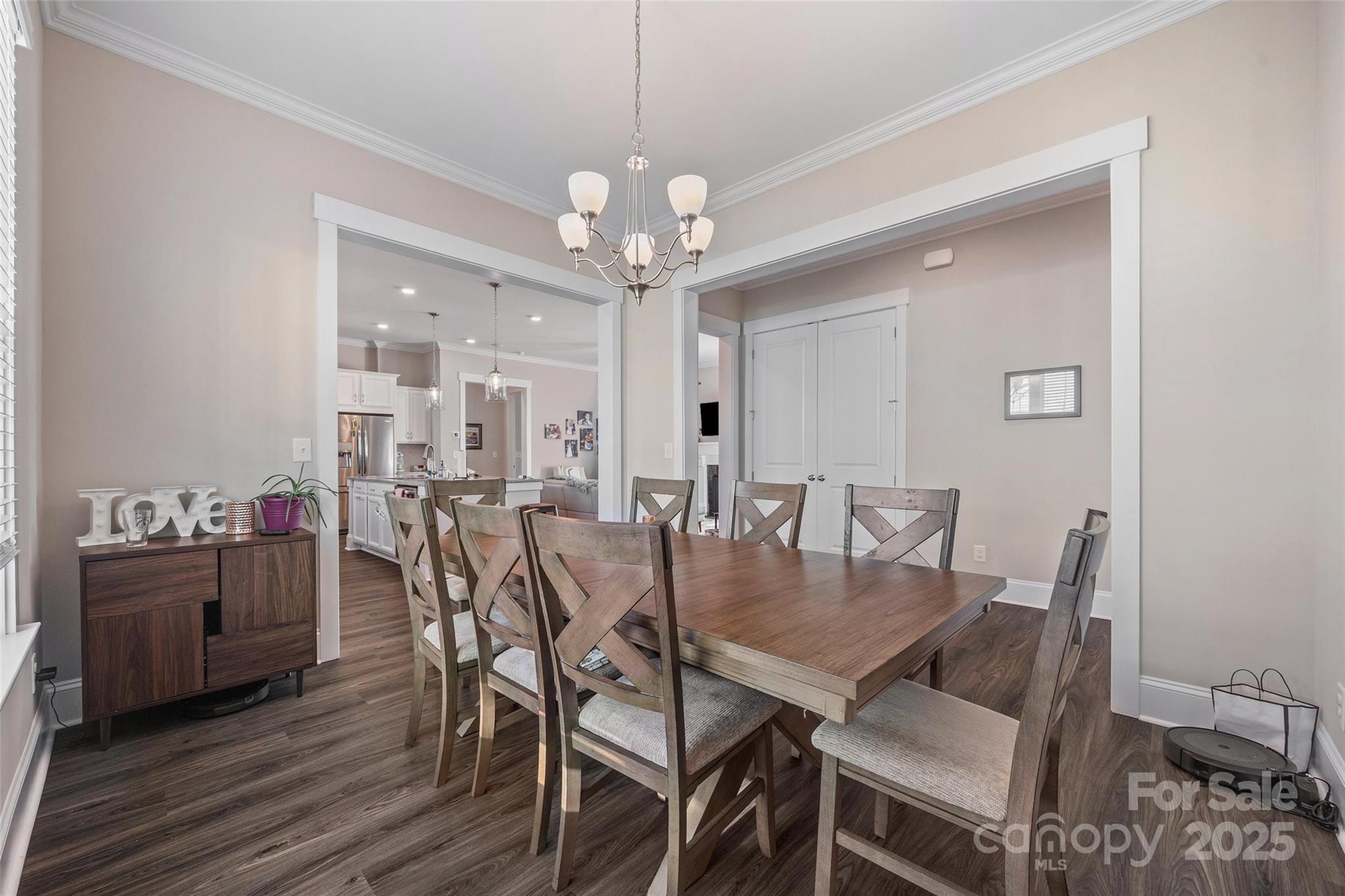 280 Auburn View Road Rock Hill, SC 29730 - Photo 12 of 48 a view of a dining room with furniture and wooden floor