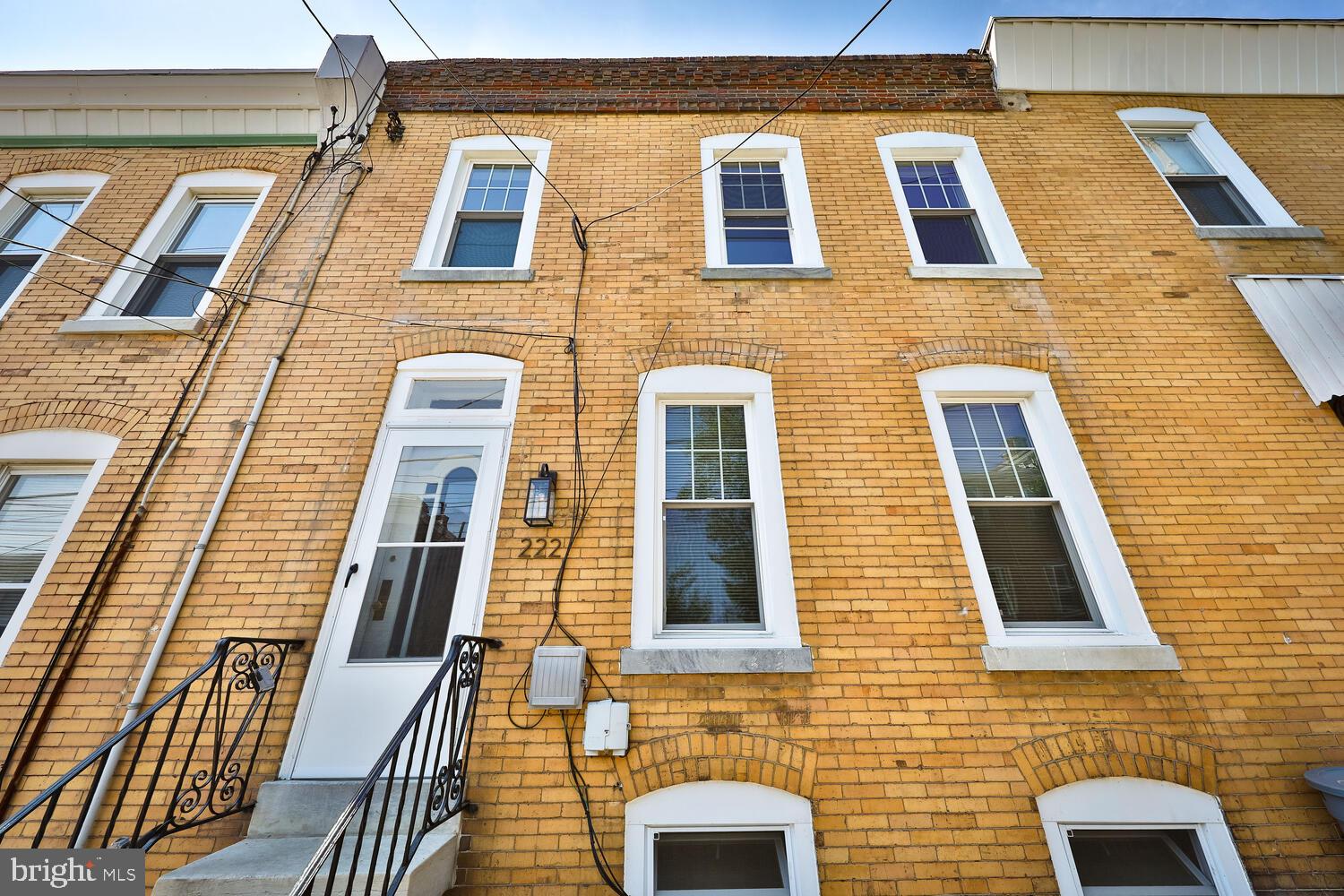 Newly painted trim and new storm door