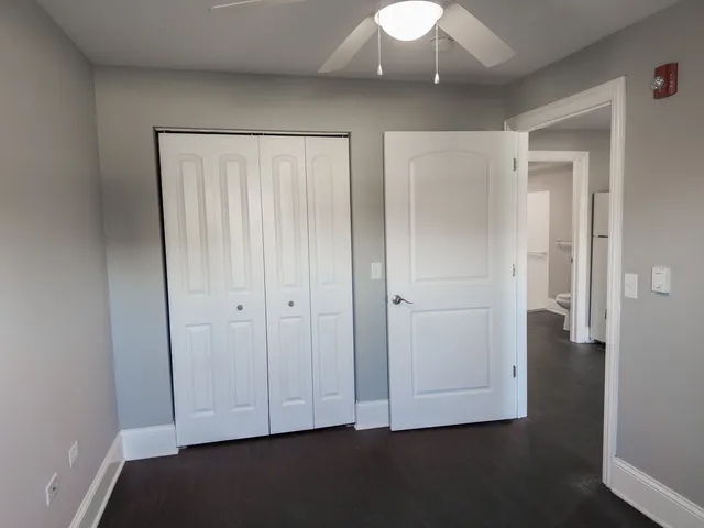 a view of closet area