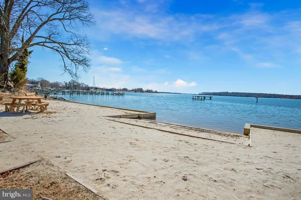 a view of an ocean beach