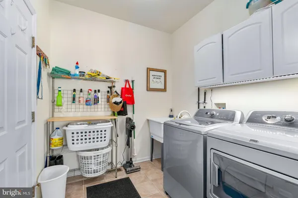 a room with storage and utility