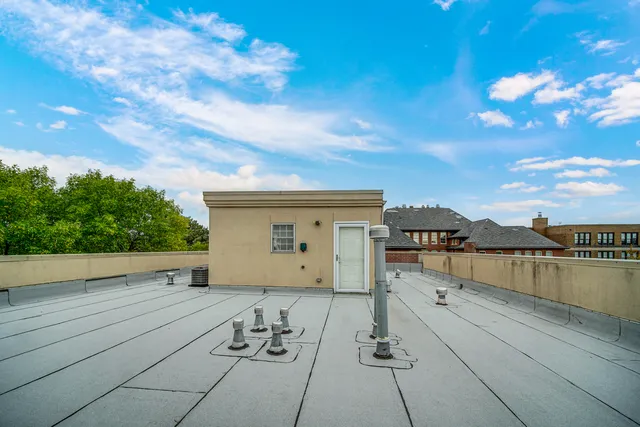 a front view of a building