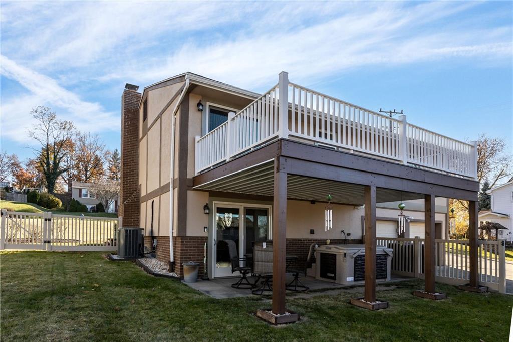 110 Tory Road Coraopolis, PA 15108 - Photo 15 of 19 a view of a house with a yard potted plants and a bench