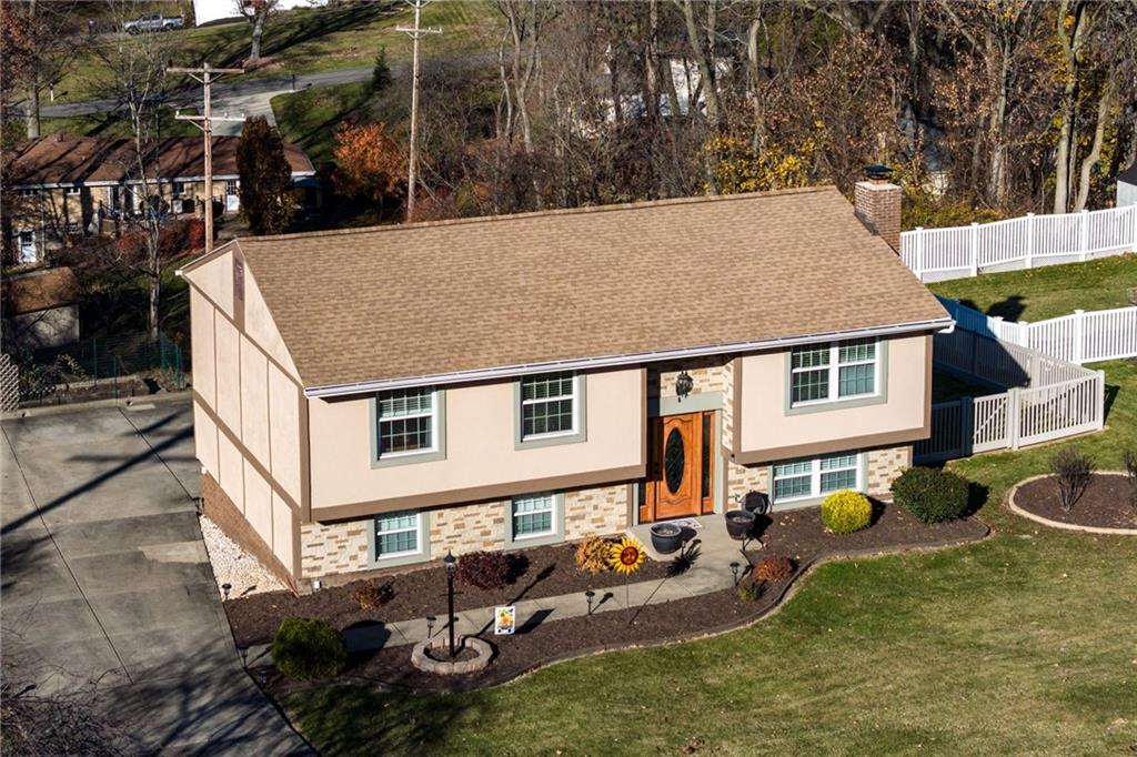 110 Tory Road Coraopolis, PA 15108 - Photo 19 of 19 a aerial view of a house with swimming pool and sitting area