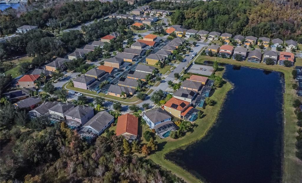 2528 Dharma Circle Kissimmee, FL 34746 - Photo 46 of 46 an aerial view of residential houses with outdoor space
