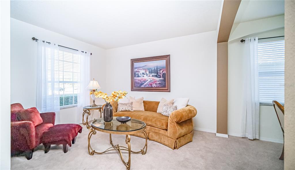 2528 Dharma Circle Kissimmee, FL 34746 - Photo 6 of 46 a living room with furniture a window and a potted plant
