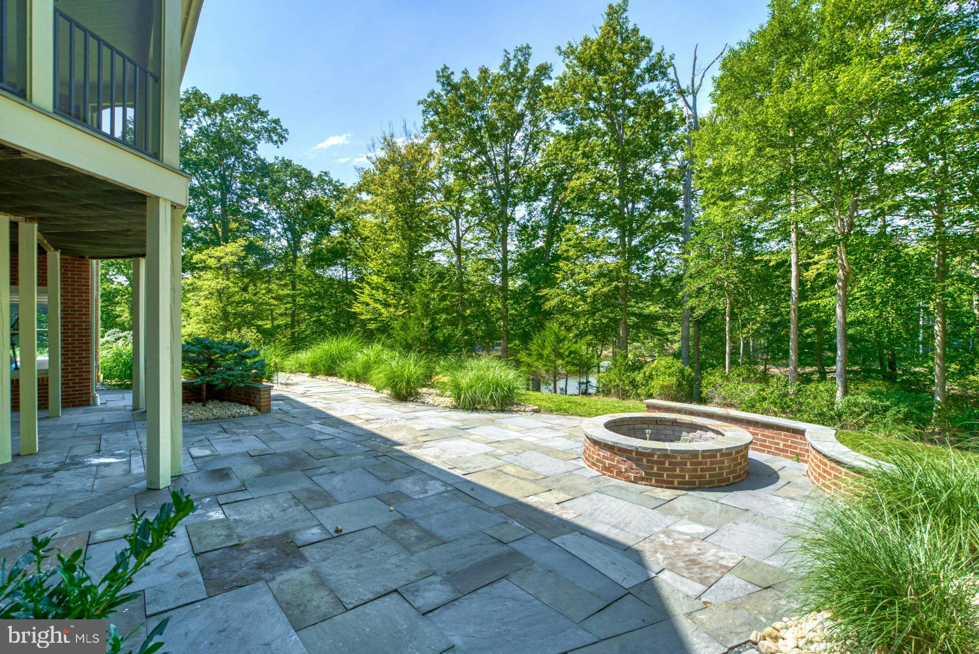 10300 Hampton Road Fairfax Station, VA 22039 - Photo 75 of 89 Rear Patio with Fire Pit