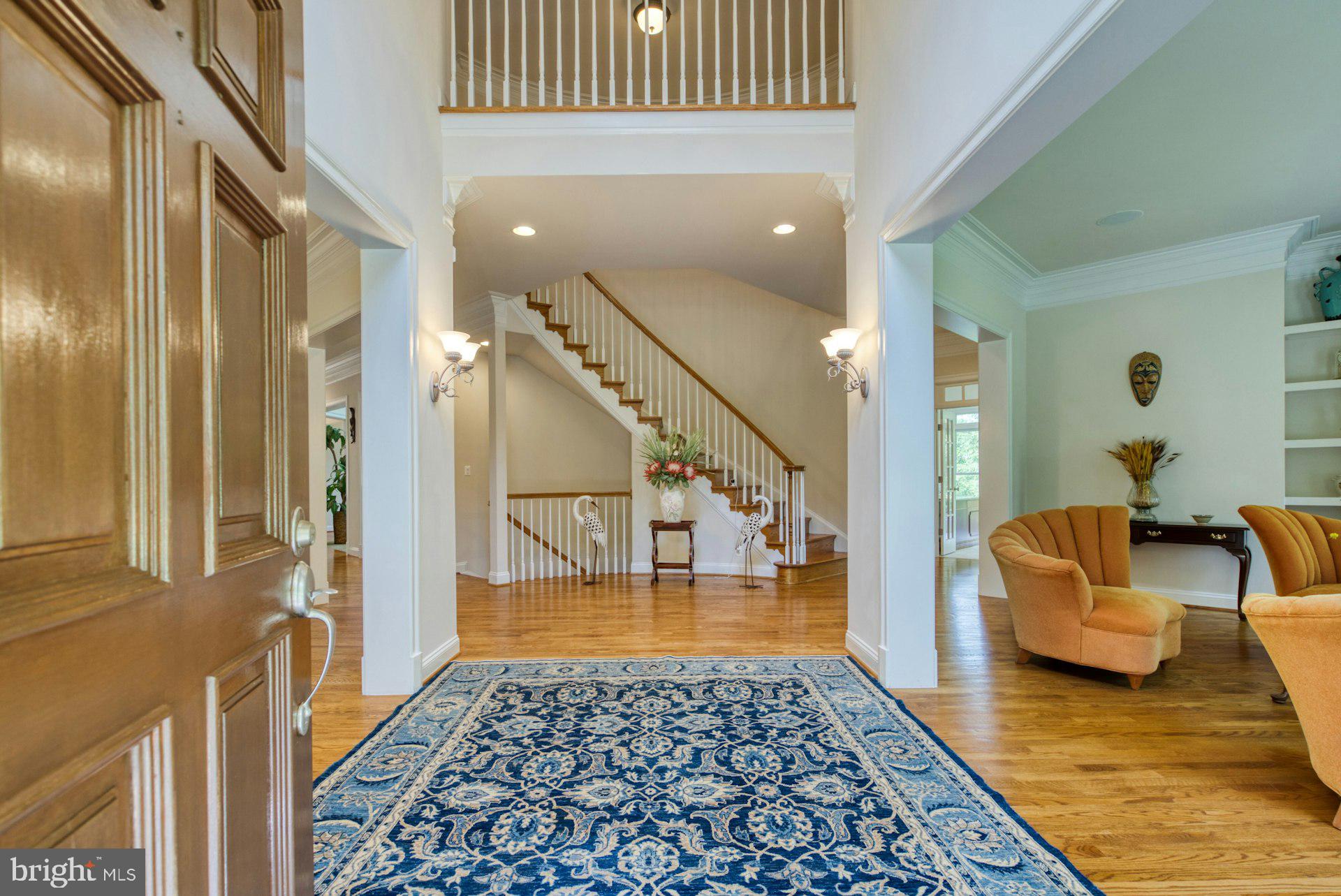 10300 Hampton Road Fairfax Station, VA 22039 - Photo 10 of 89 a living room with furniture and a rug