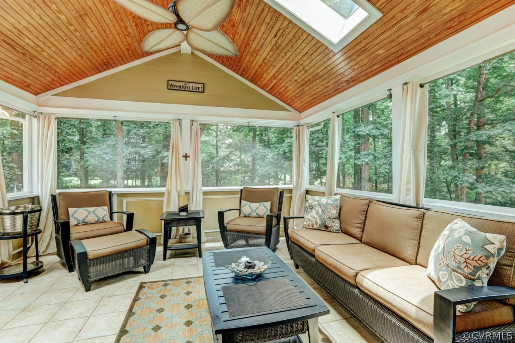 14005 Shadow Ridge Road Midlothian, VA 23112 - Photo 13 of 24 a outdoor living space with furniture and garden view