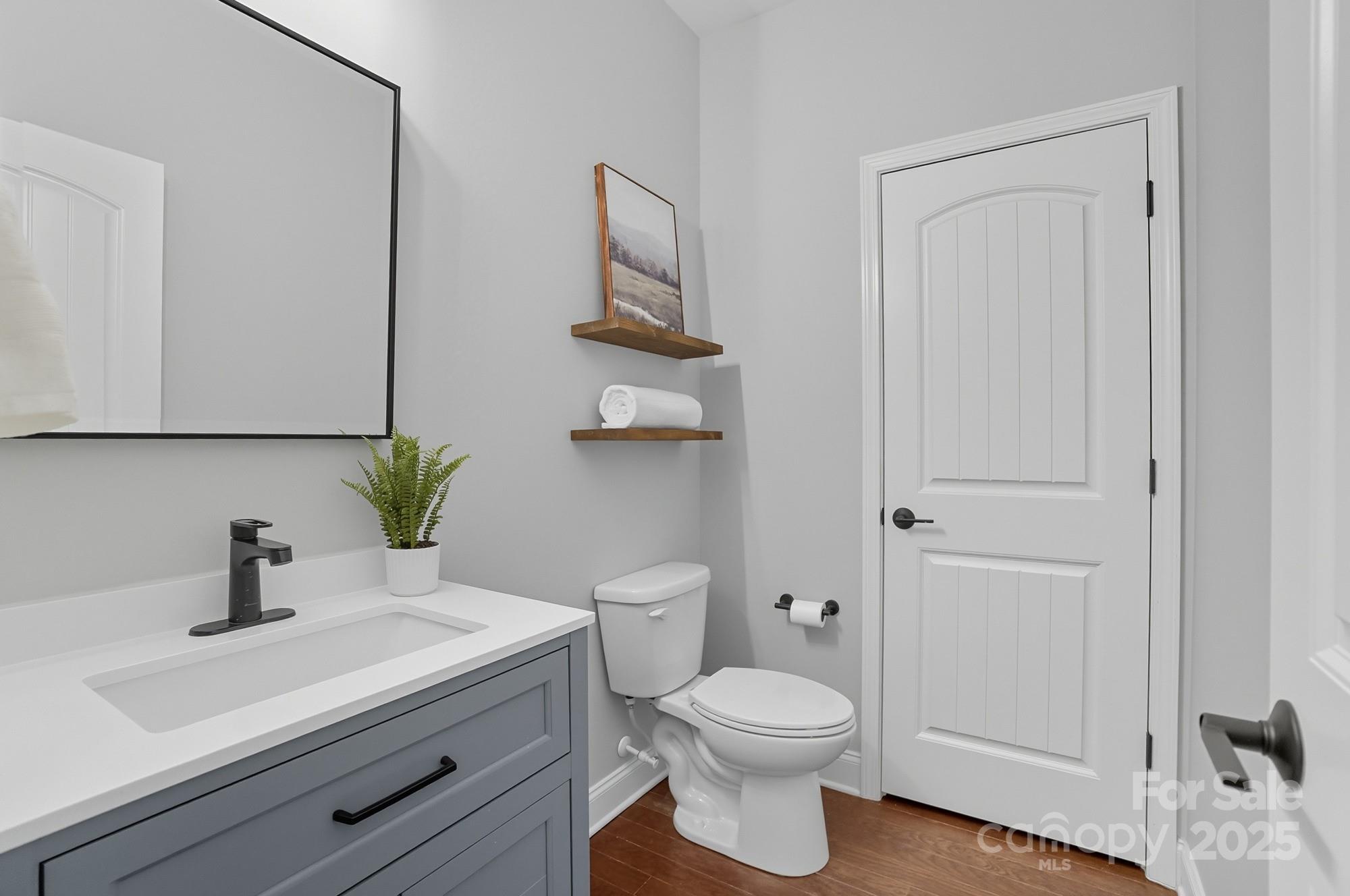 310 Annatto Way Fort Mill, SC 29708 - Photo 28 of 48 a bathroom with a toilet a sink and mirror