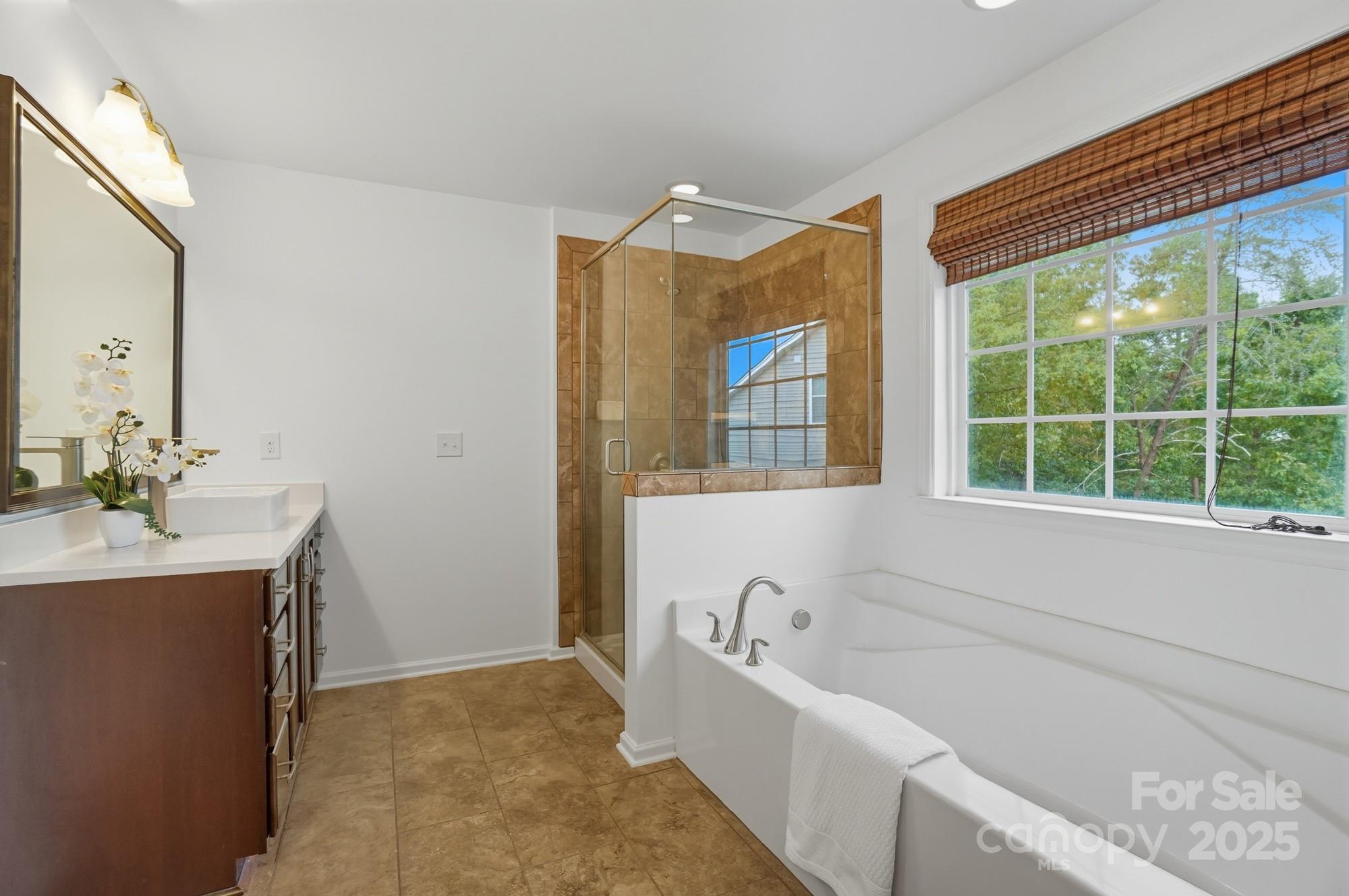 310 Annatto Way Fort Mill, SC 29708 - Photo 39 of 48 a bathroom with a bathtub sink and mirror