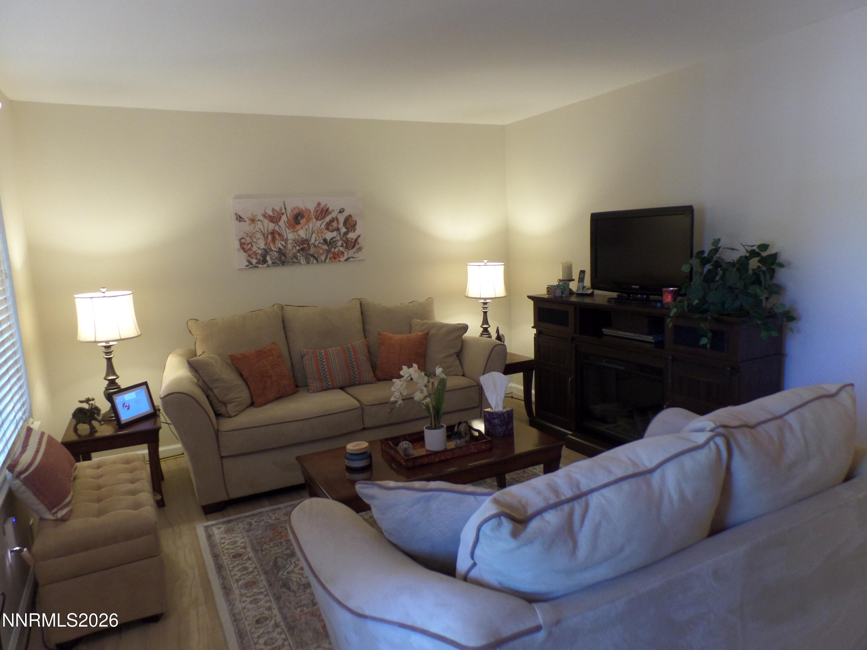 3890 East Leonesio Drive, Unit D1 Reno, NV 89512 - Photo 12 of 32 a living room with furniture and a flat screen tv