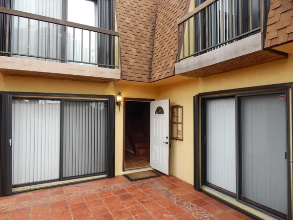 a view of a house with an outdoor space