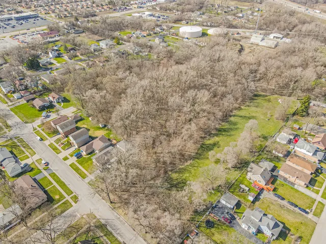 a view of city and mountain