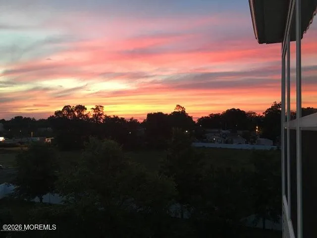 a view of city from balcony