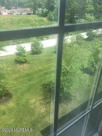 a view of a lake from a balcony