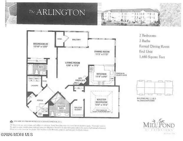 $2,900 | 138 Mill Pond Way, Eatontown, NJ 07724