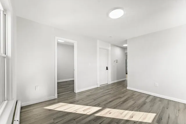 wooden floor in an empty room