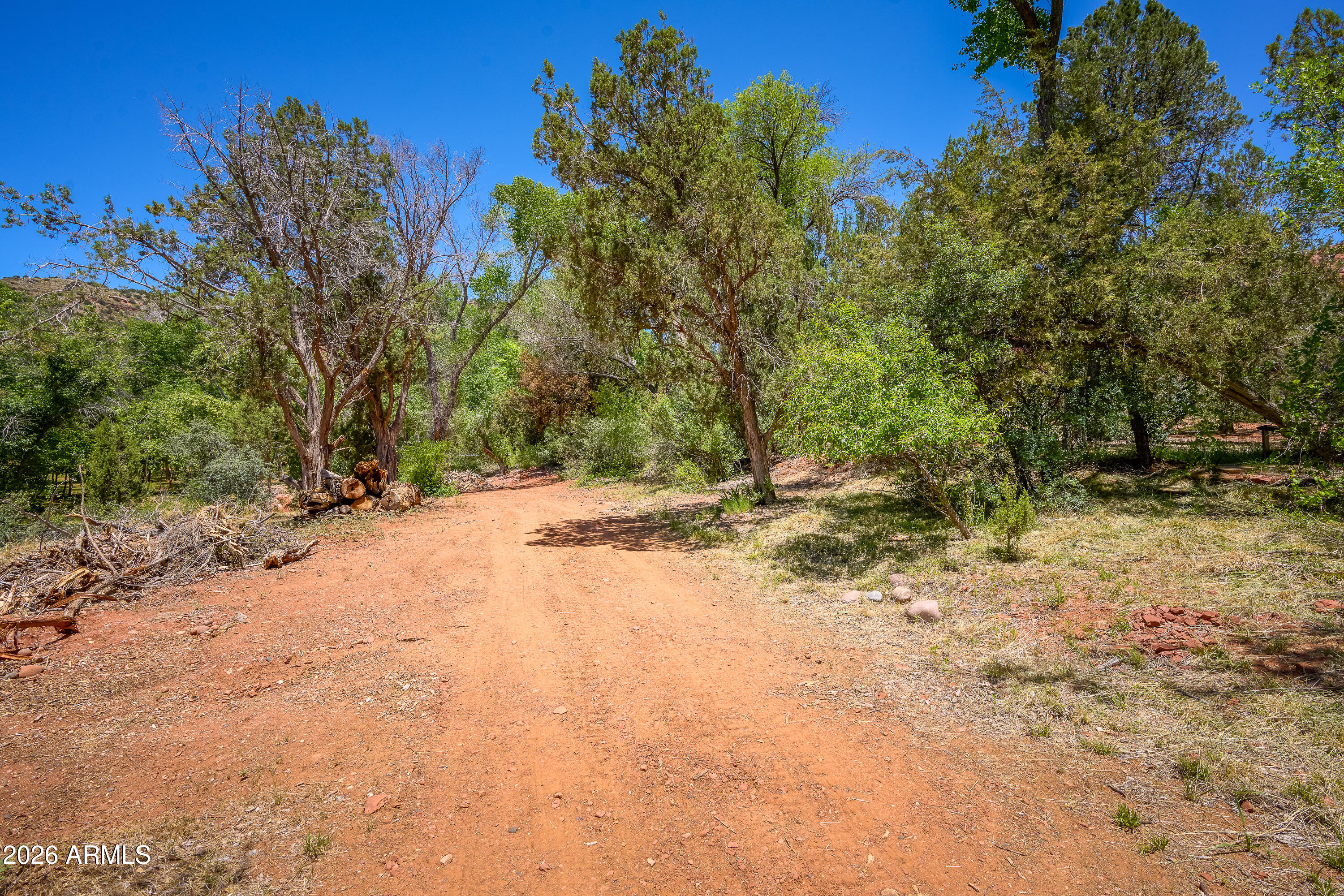 3155 Red Rock Loop Road, Unit 2 Sedona, AZ 86336 - Photo 20 of 22 a view of a yard with a tree
