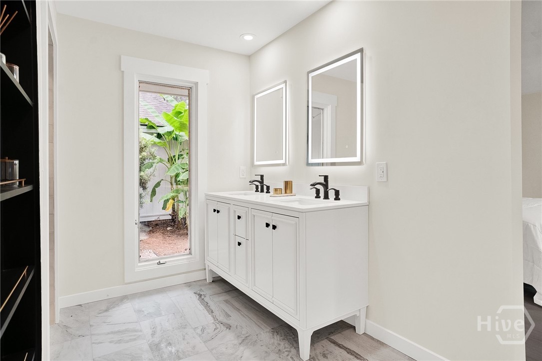 138 Mercer Road Savannah, GA 31411 - Photo 13 of 26 Primary Bathroom Double Sinks