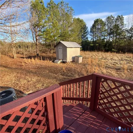 a view of wooden fence