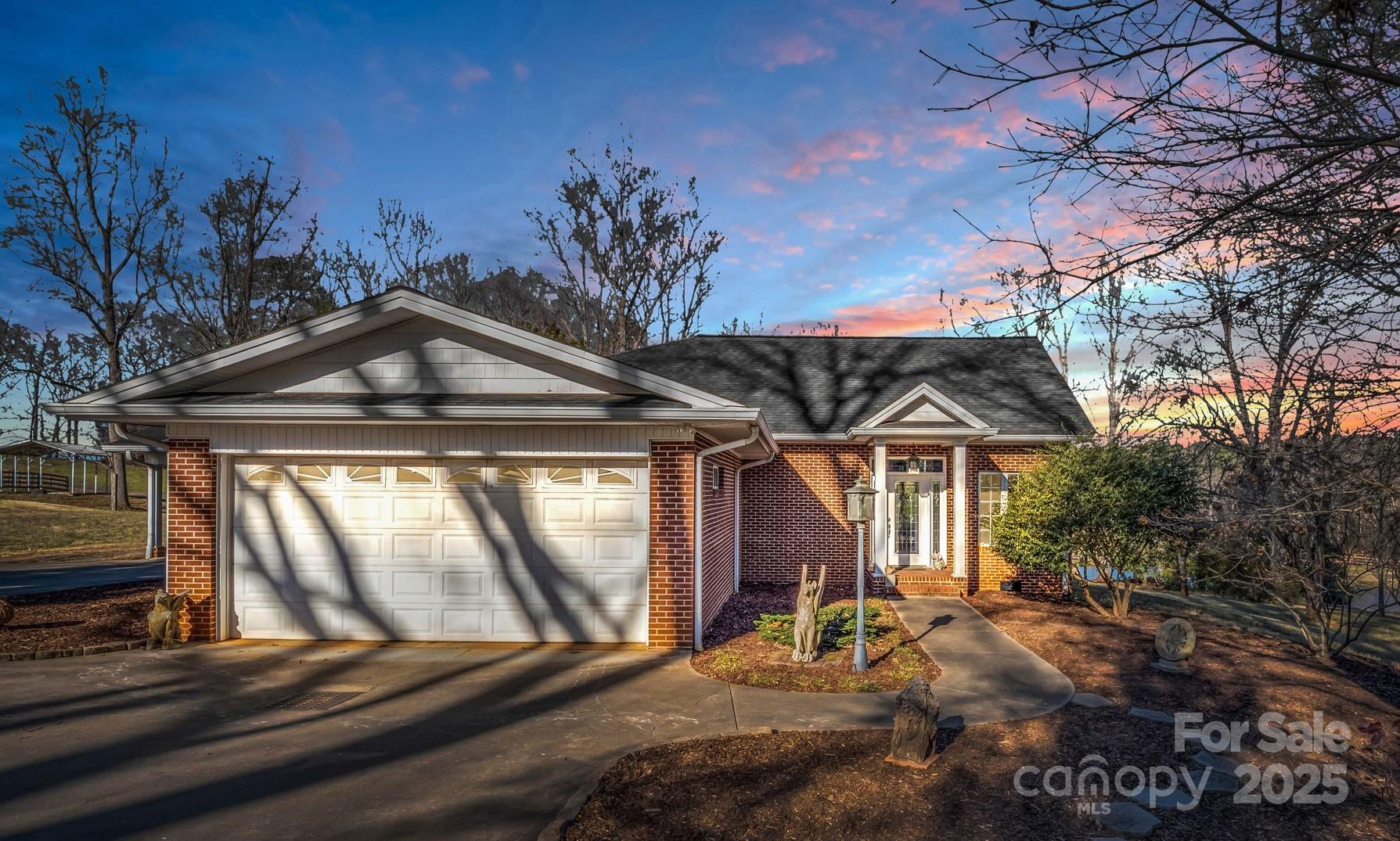 a view of a house with a outdoor space