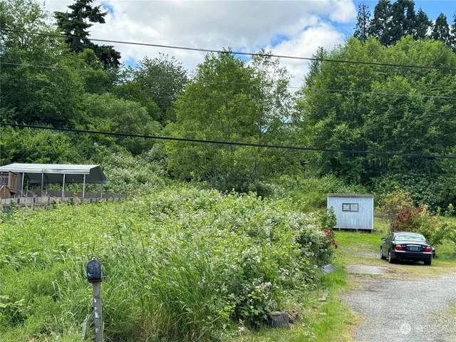 a car parked on the side of a road