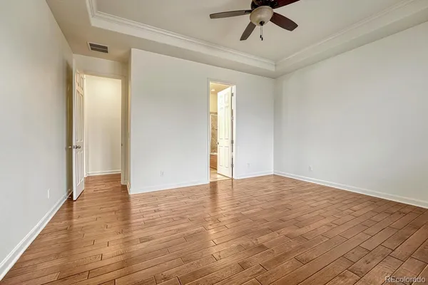 wooden floor in an empty room