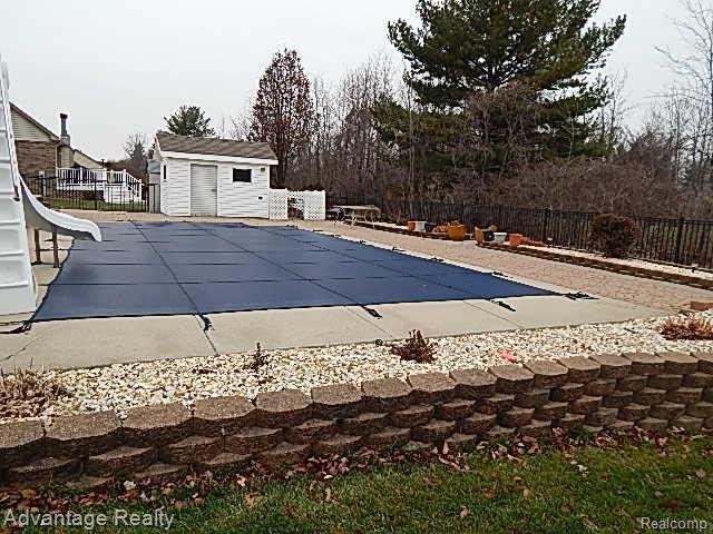 28375 Gamble Road New Baltimore, MI 48047 - Photo 25 of 28 Built in pool, two sheds and privacy.