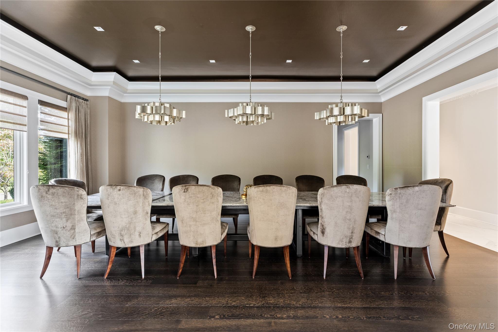 53 Simonson Road Glen Head, NY 11545 - Photo 15 of 43 a view of a dining room with furniture window and wooden floor